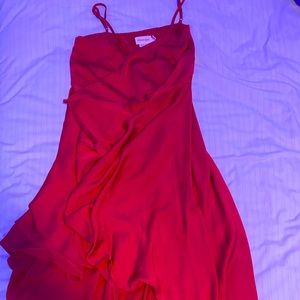 Showpo Red Midi Dress